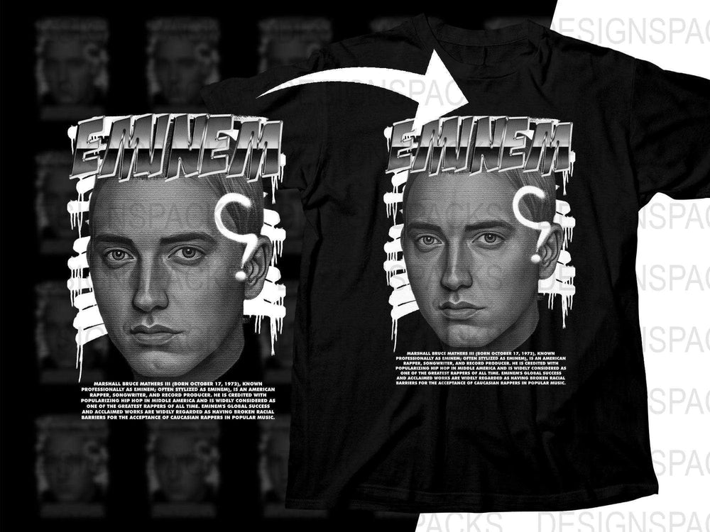 Eminem Graphic Design Music Bootleg Png Digital Download
