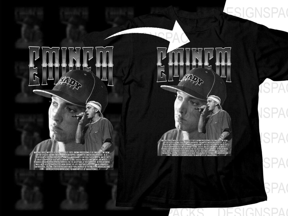 Eminem Iconic Album Cover Montage Graphic Png Digital Download