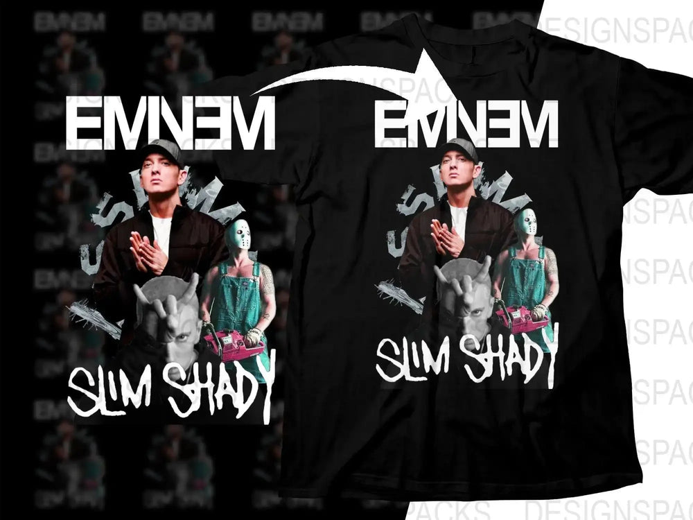 Eminem Iconic Slim Shady Graphic Print Statement Png Digital Download