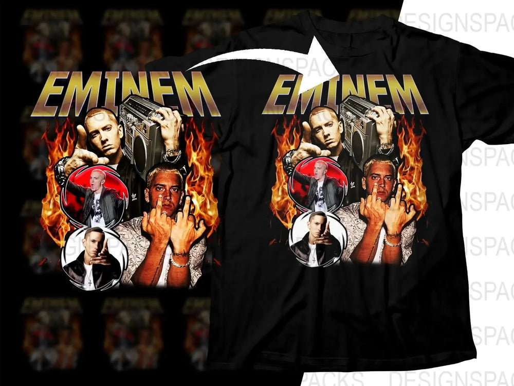 Eminem Inspired Music Bootleg Graphic Png Digital Download