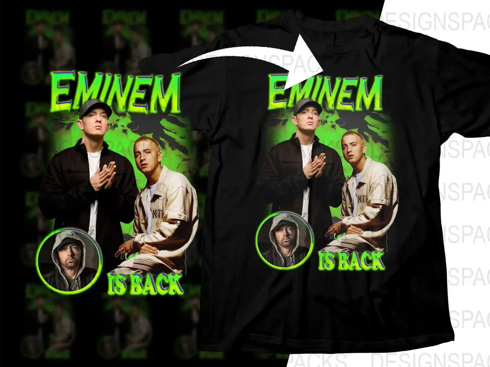 Eminem Is Back Graphic Png Digital Download