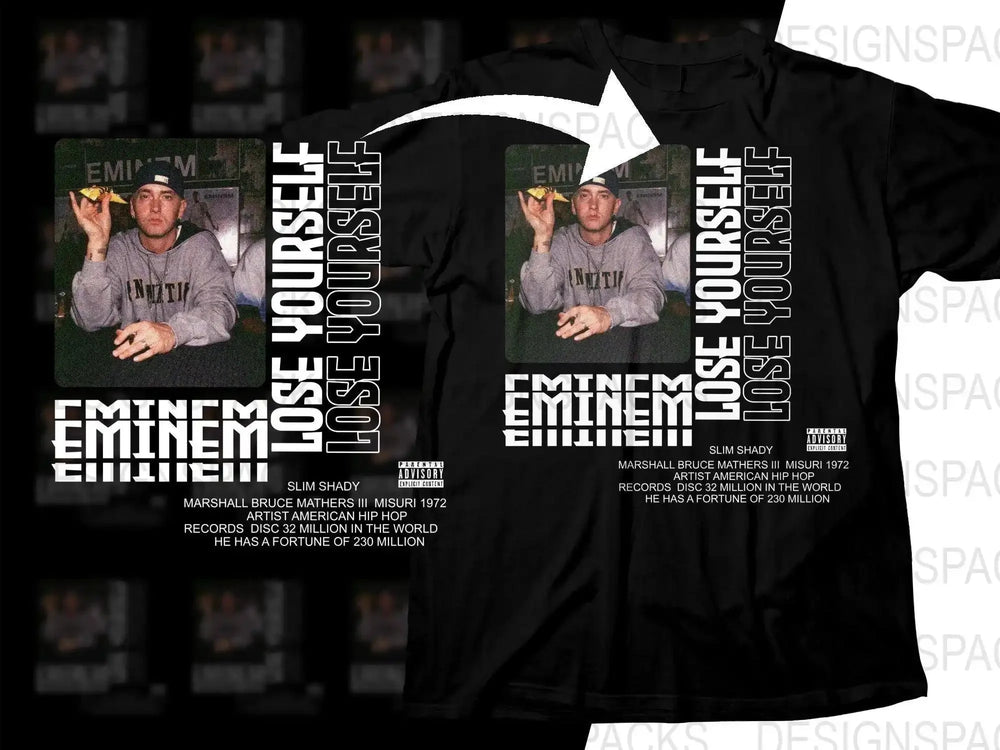 Eminem Lose Yourself Iconic Musician Holding Bottle Bootleg Png Digital Download