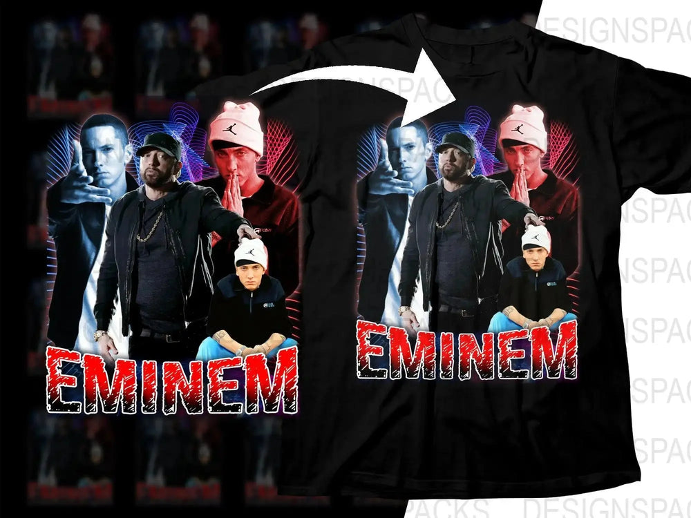 Eminem Music Bootleg Multi-Image Graphic Print Png Digital Download