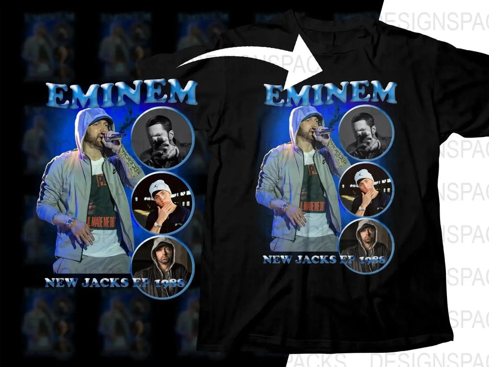 Eminem New Jacks EP 1988 Graphic Cool Style Png Digital Download