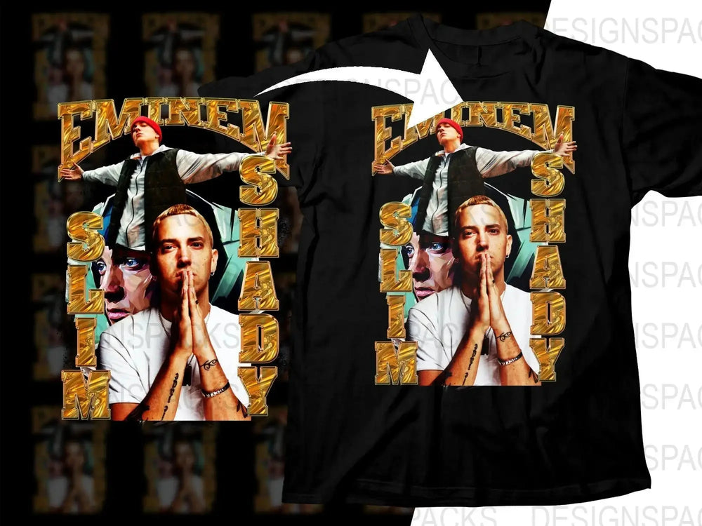 Eminem Slim Shady Collage Graphic Print Png Digital Download