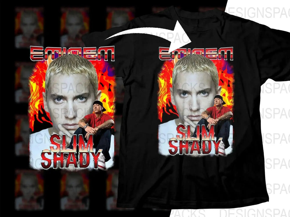 Eminem Slim Shady Graphic Music Bootleg Png Digital Download