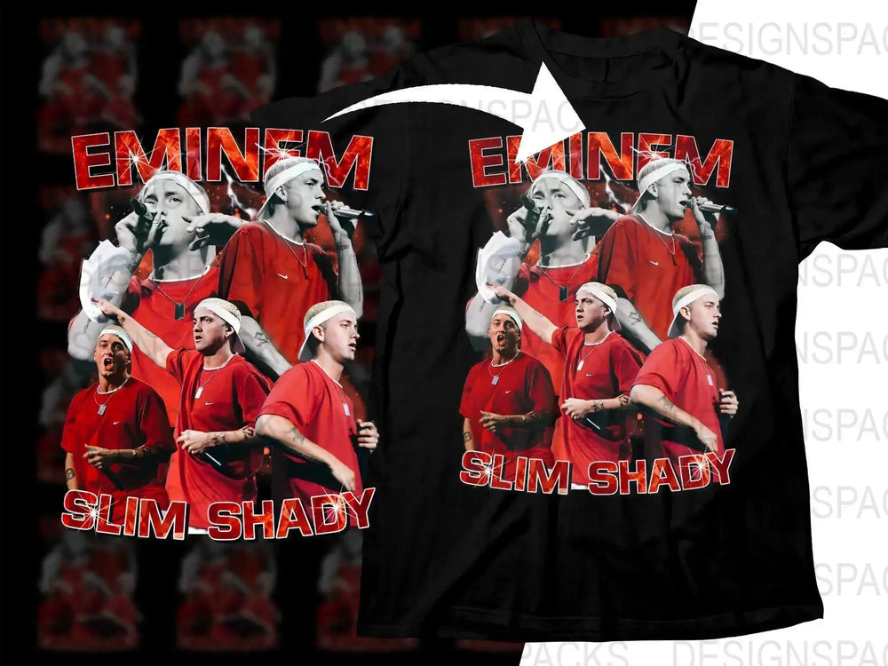 Eminem Slim Shady Iconic Graphic Png Digital Download