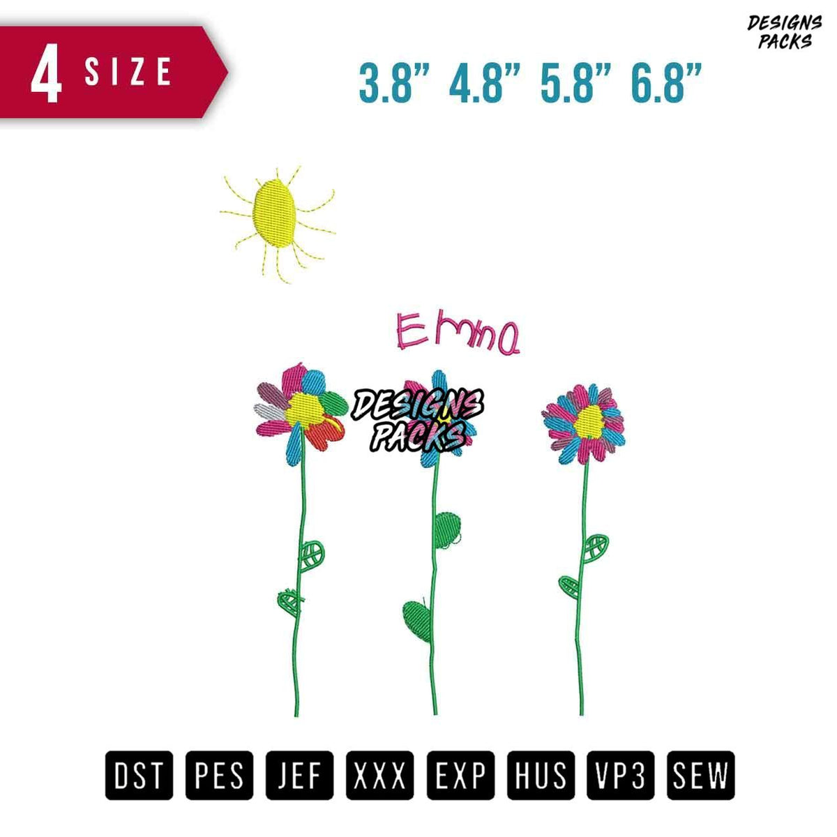 Emme Embroidery Design