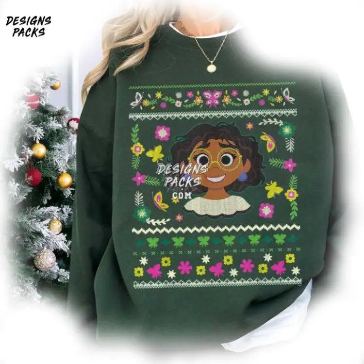 Encanto Christmas Mirabel Madrigal Ugly Png Design