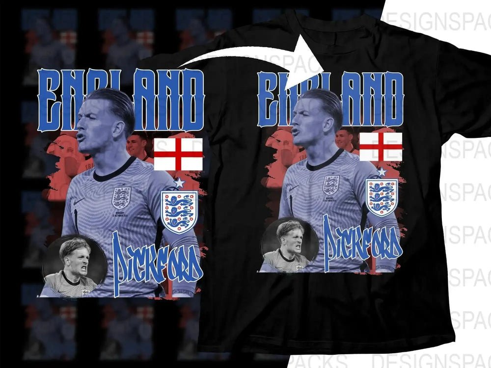 England Jordan Pickford Soccer Graphic Soccer Png Digital Download