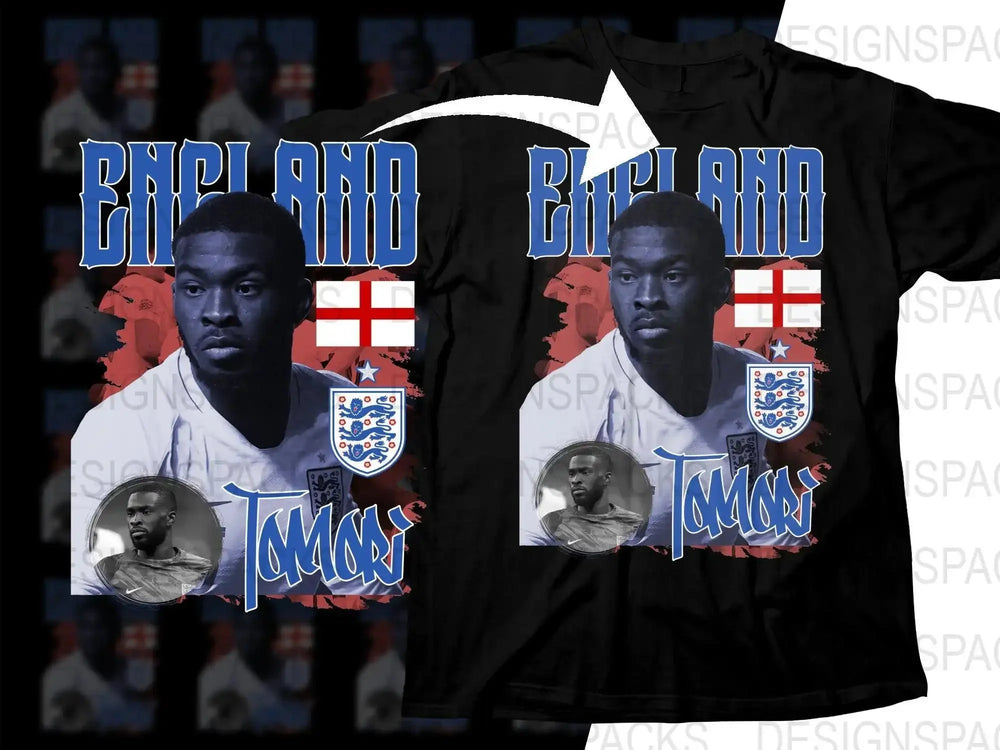 England Tomori Player Soccer Soccer Png Digital Download