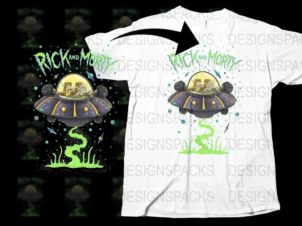 Enjoy the ride Rick and Morty Png Digital Download