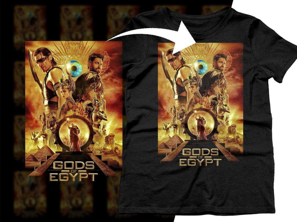 Epic Illustrated Gods of Egypt Halftone Png Digital Download