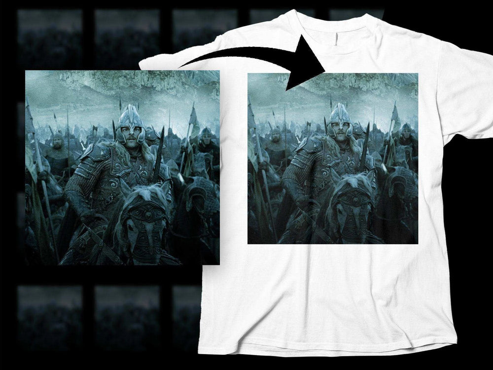 Epic Théoden Charge from The Lord of the Rings Png Digital Download