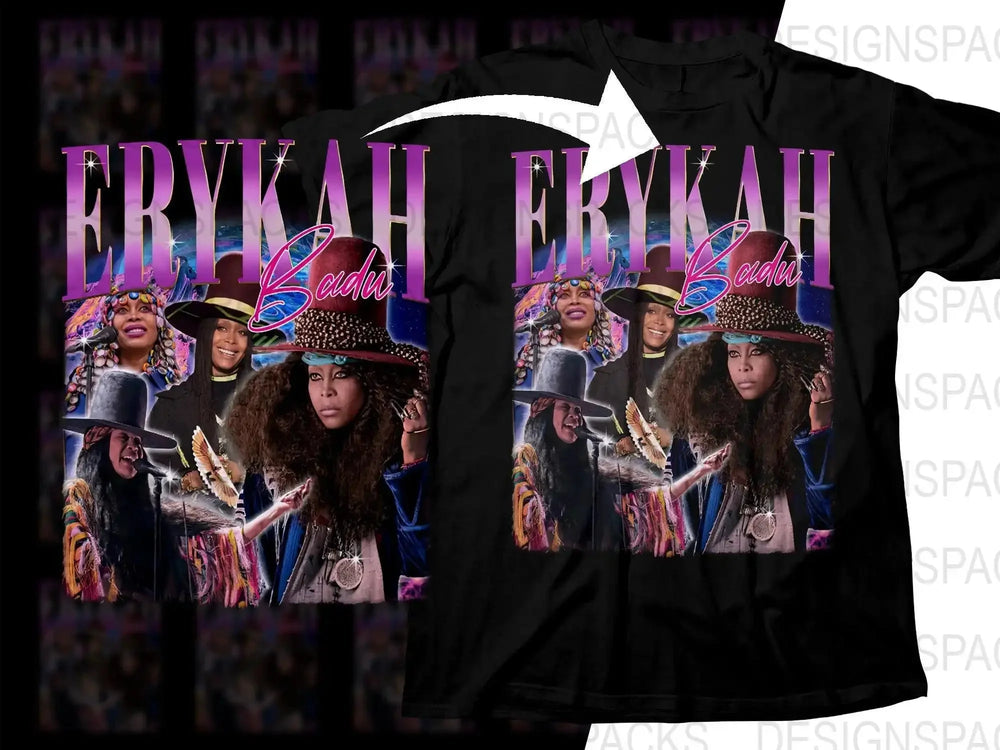Erykah Badu Colorful Music Bootleg Concert Png Digital Download