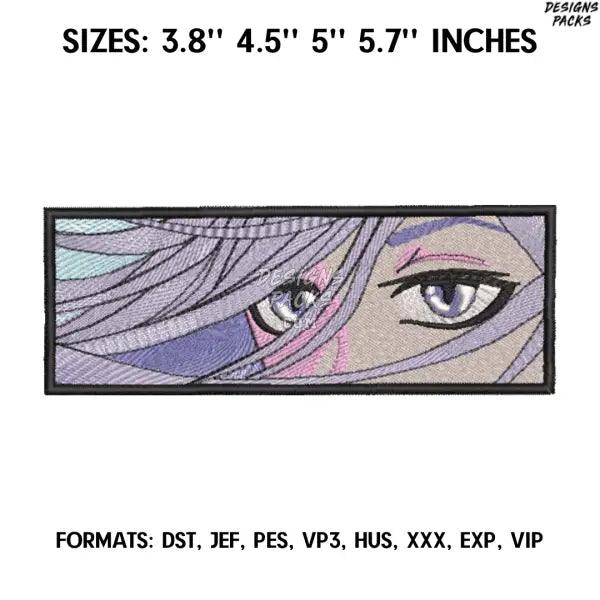 Esdeath Embroidery Design File, Akame ga Kill Anime Embroidery Design, Izuku.
