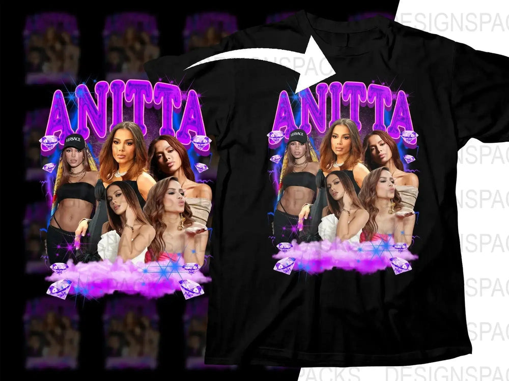 Exclusive Anitta Art Graphic Png Digital Download