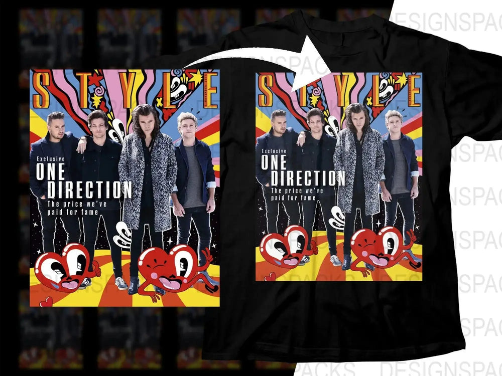 Exclusive One Direction Bootleg Style Cover Png Digital Download