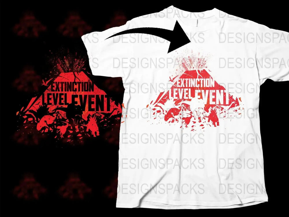Extinction Level Event Graphic Png Digital Download