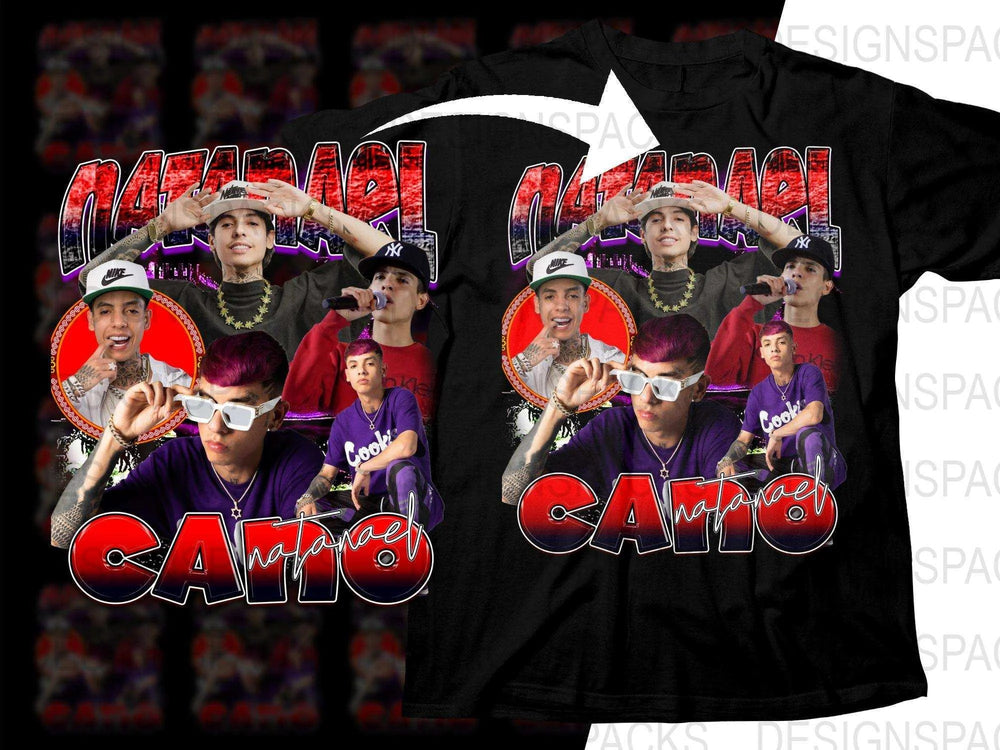 Eye-Catching Natanael Cano Bootleg Design Png Digital Download