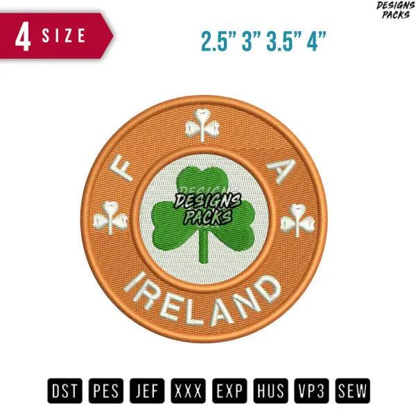 F a Ireland Embroidery Design