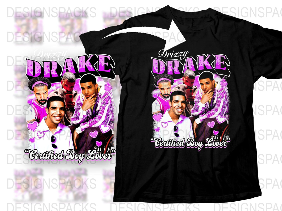 Drake Inspired T-Shirt, Certified Boy Lover, Graphic Tee, Music Fan Gift, Unisex Black Shirt