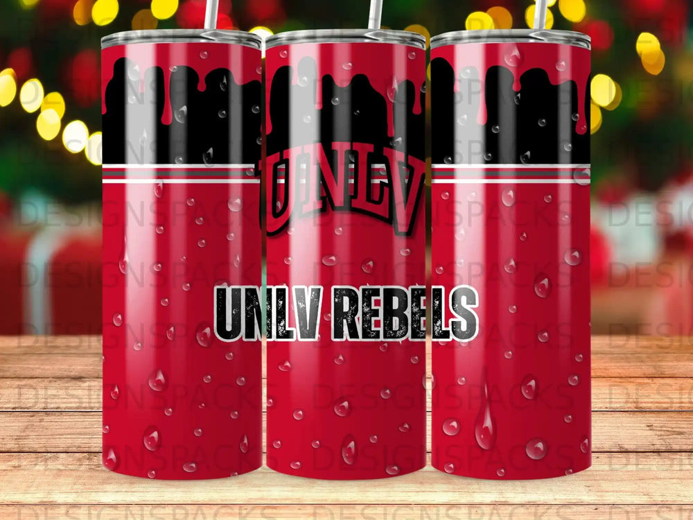 UNLV Rebels Red Black Dripping Design product type