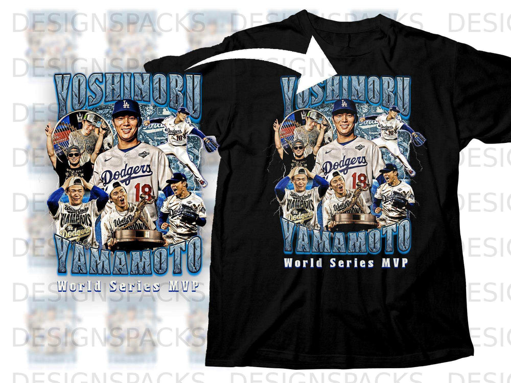 Yoshinobu Yamamoto World Series MVP T-shirt