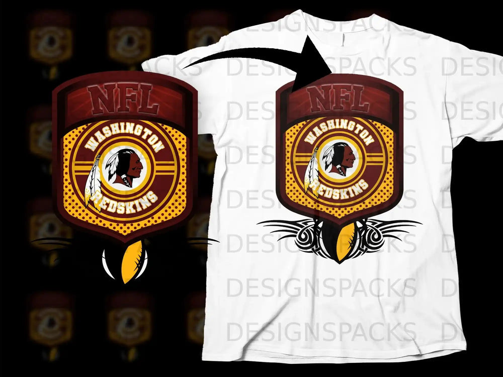Washington Redskins NFL Logo Graphic T-Shirt