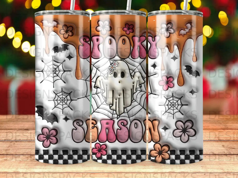 Spooky Season Cute Ghost Bats Spiderwebs Halloween product type