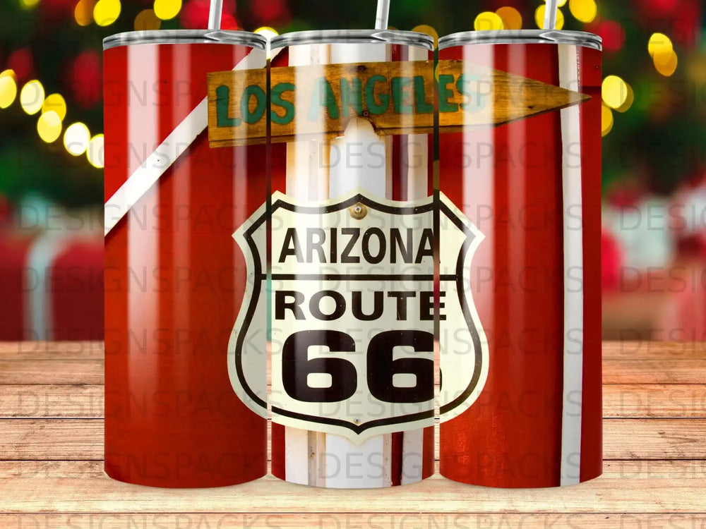 Arizona Route 66 Los Angeles Sign Road Trip product type