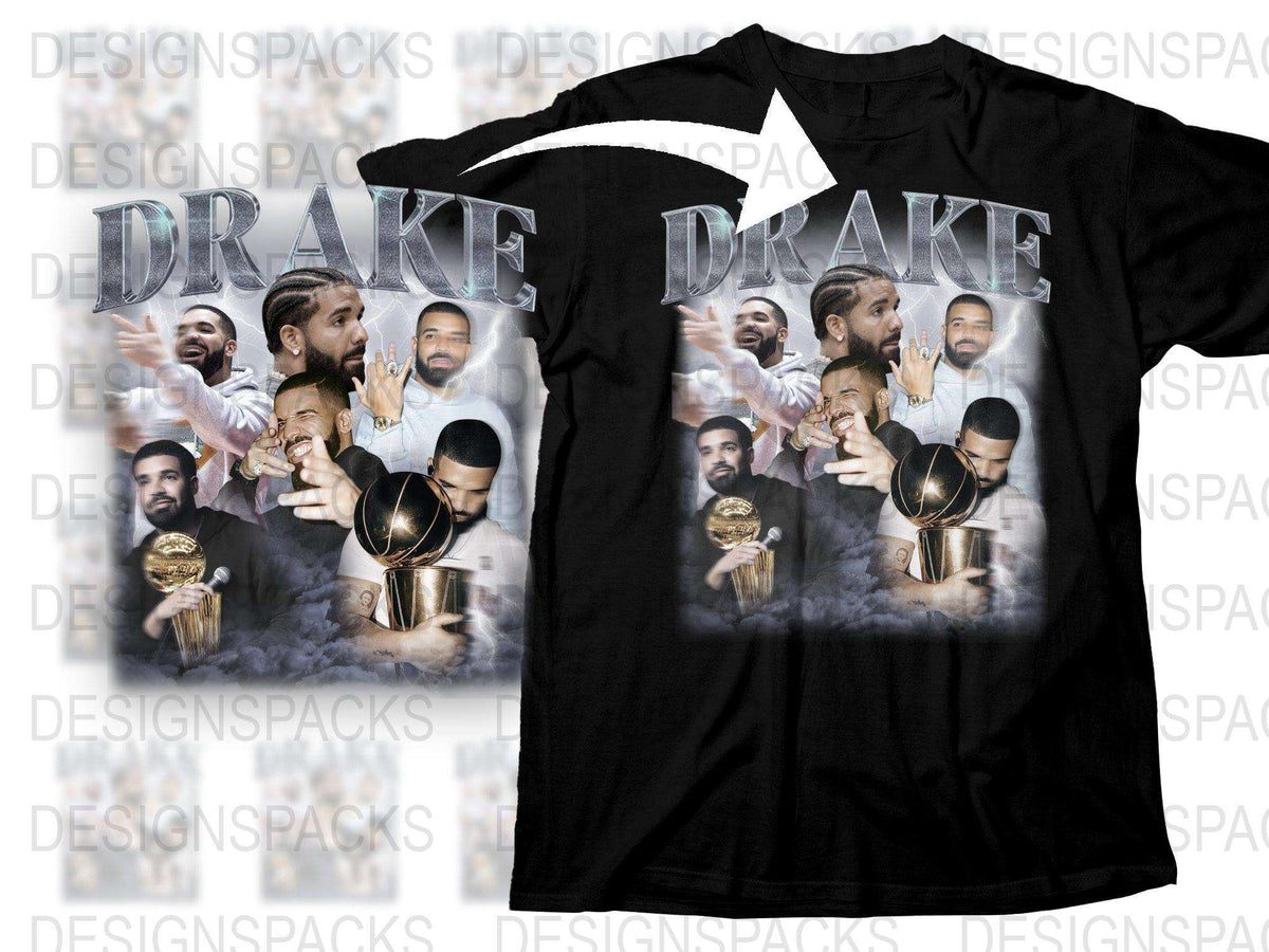 Drake Graphic T-Shirt, Men's Black Tee, Music Artist Print, Hip Hop Fan Apparel, Gift for Music Lovers, Unique Design Top