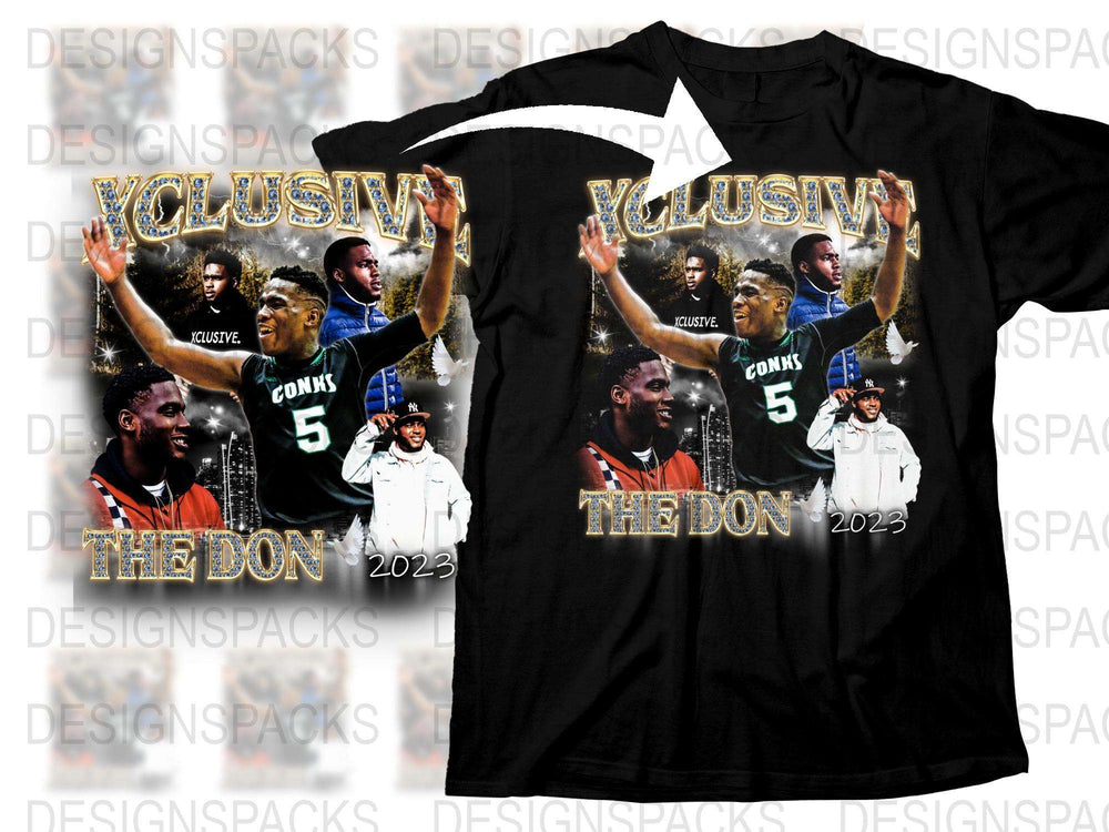 Exclusive Basketball Themed T-Shirt, The Don 2023, Sports Fan Custom Graphic Tee