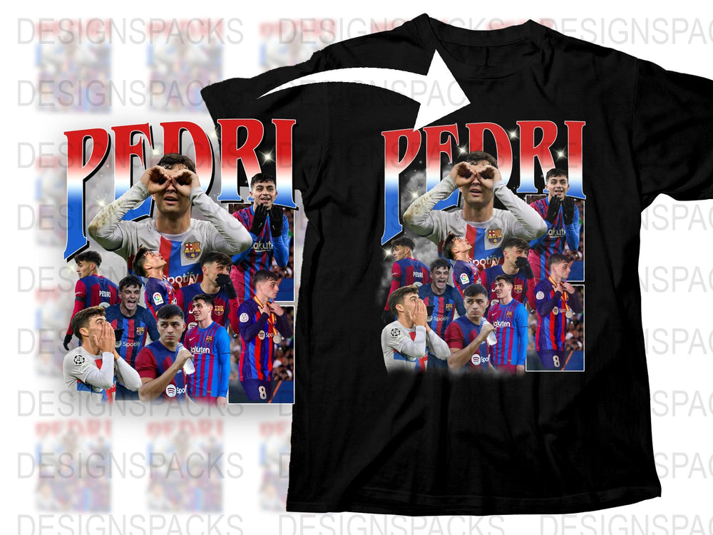 Barcelona Soccer Player Graphic T-Shirt, Athletic Sports Tee, Fan Gift, Casual Wear, Unisex Clothing