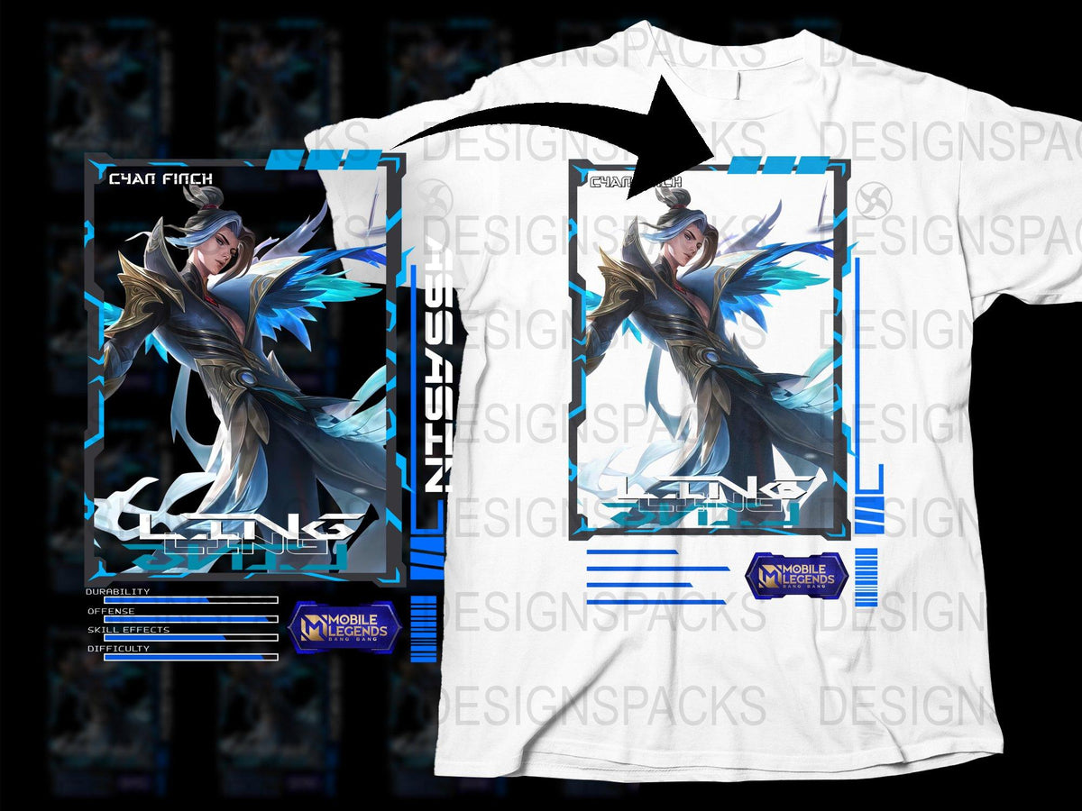 Mobile Legends Chou Stiker Design T-Shirt, Cool Gamer Apparel, Unisex Graphic Tee