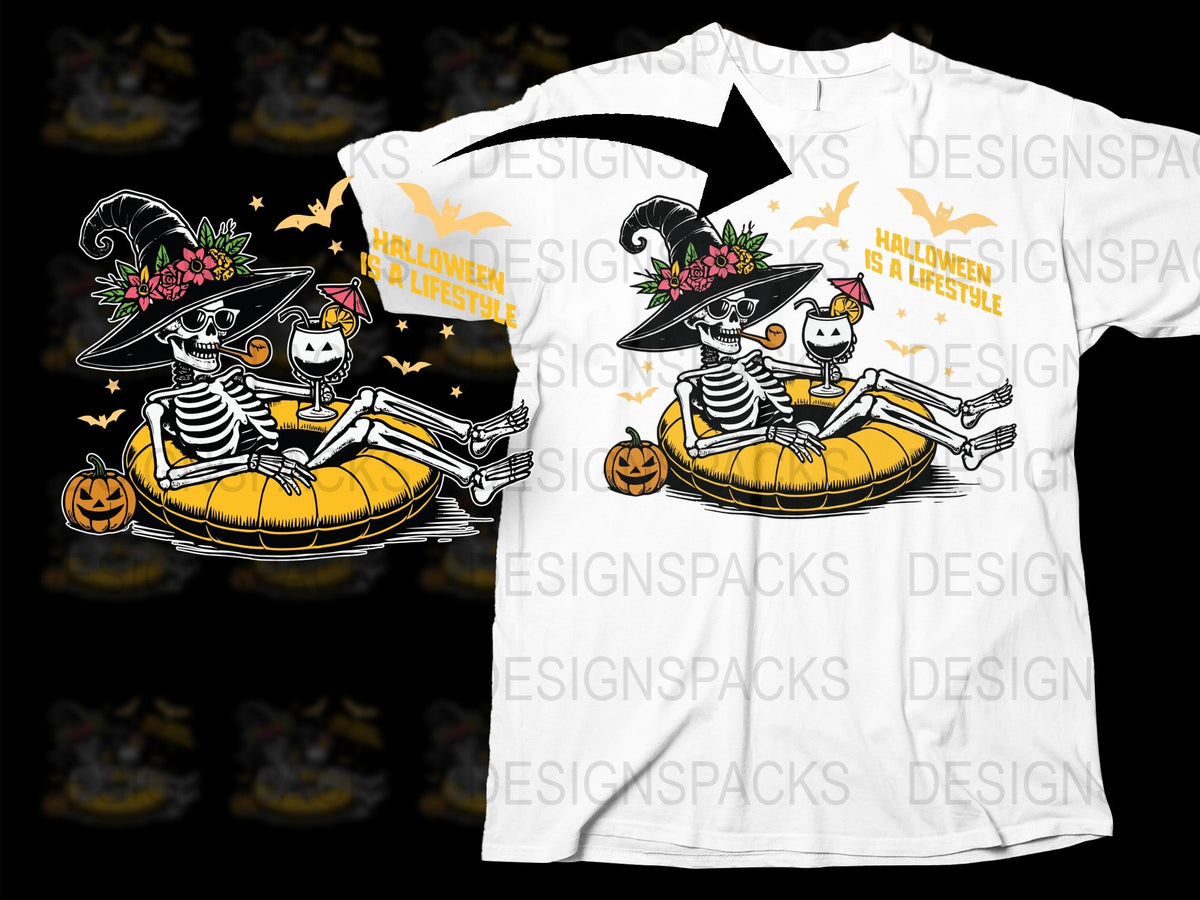 Halloween Skeleton Couple T-Shirt, Funny Sugar Skull Graphic Tee, Spooky Fall Fashion, Unisex Adult Clothing