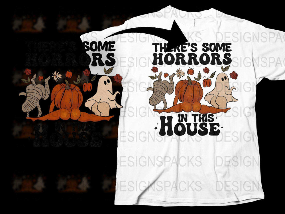 Halloween T-Shirt Charlie Brown Snoopy Pumpkin Horror Quote Fall Season Tee