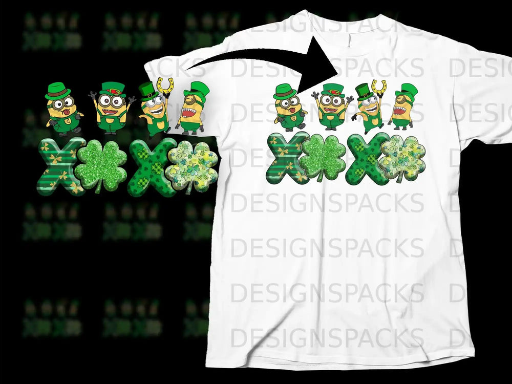 Minion Leprechaun Shamrocks XOXO St Patricks Day product type