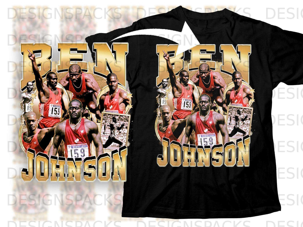 Ben Johnson Graphic Printed T-Shirt