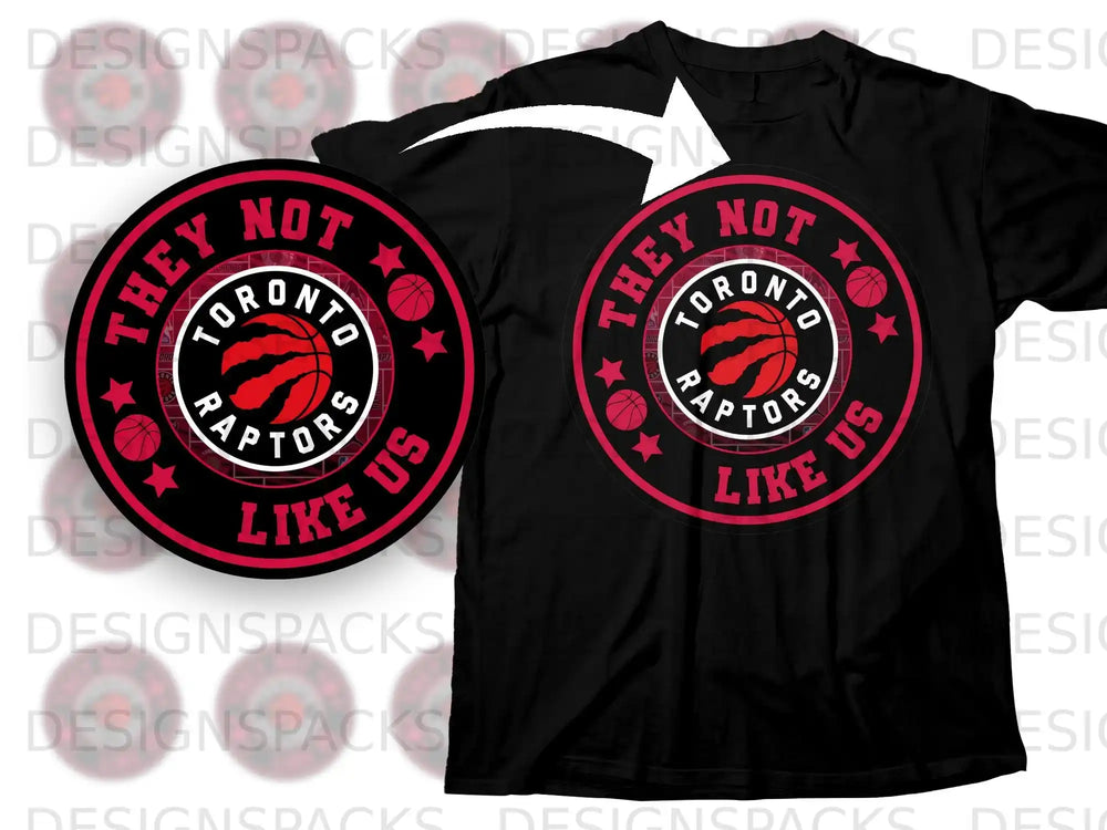 Toronto Raptors They Not Like Us Basketball T-shirt
