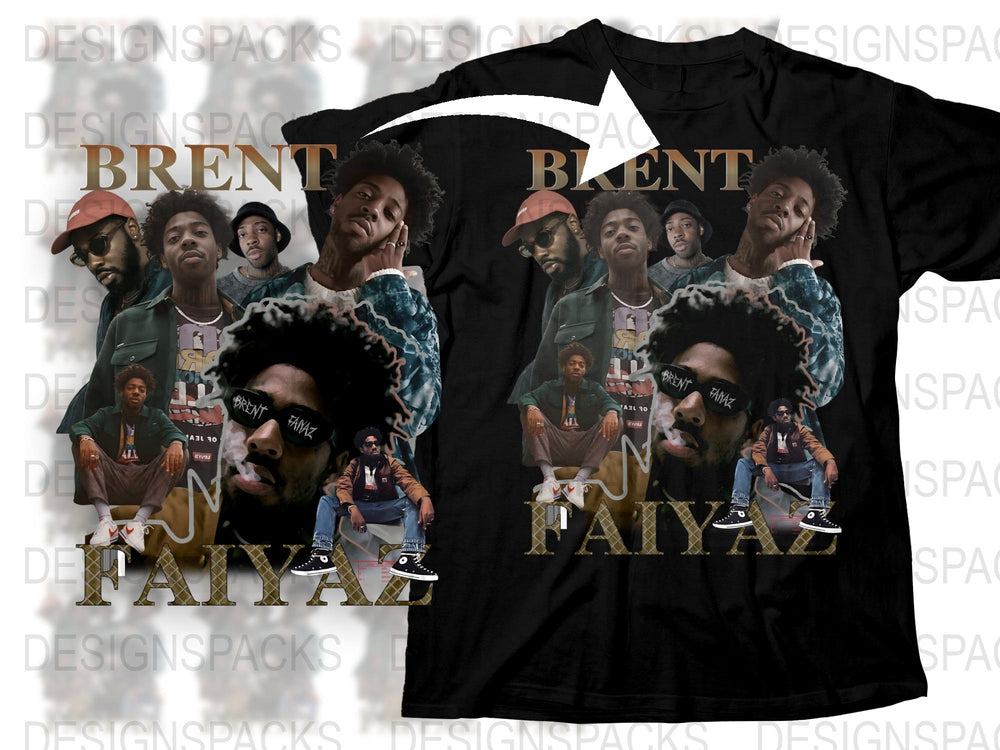 Brent Faiyaz Fan T-Shirt, Vintage Style Graphic Tee, Hip Hop Music Artist Inspired, Unique Gift Idea