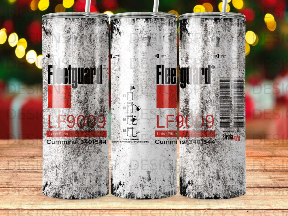 Fleetguard LF9009 lube filter with Cummins 3401544 part number.
