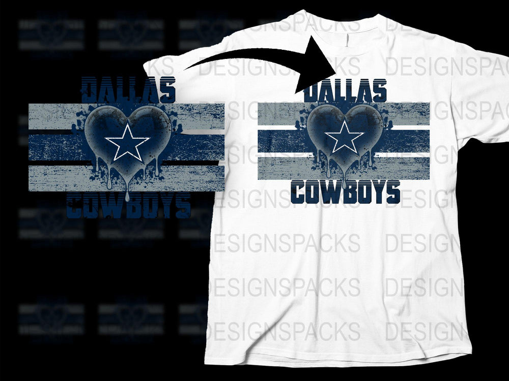 Dallas Cowboys T-Shirt, Vintage Star Logo, Texas Football Fan Apparel, Unisex White Tee