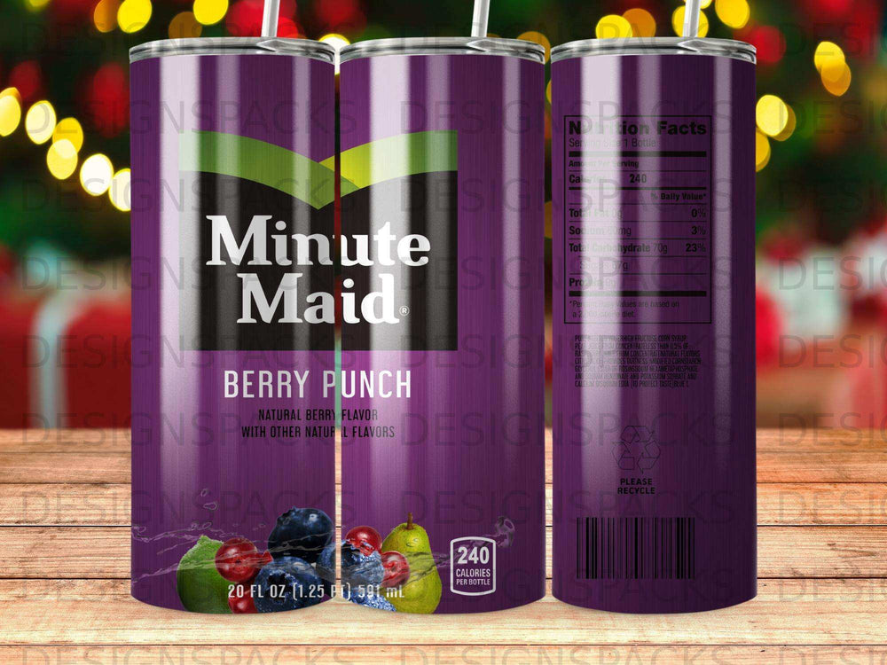 Minute Maid Berry Punch 240 calories per bottle, 20 fl oz.