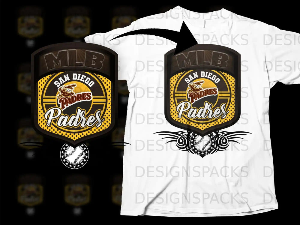 San Diego Padres MLB Graphic Print T-Shirt