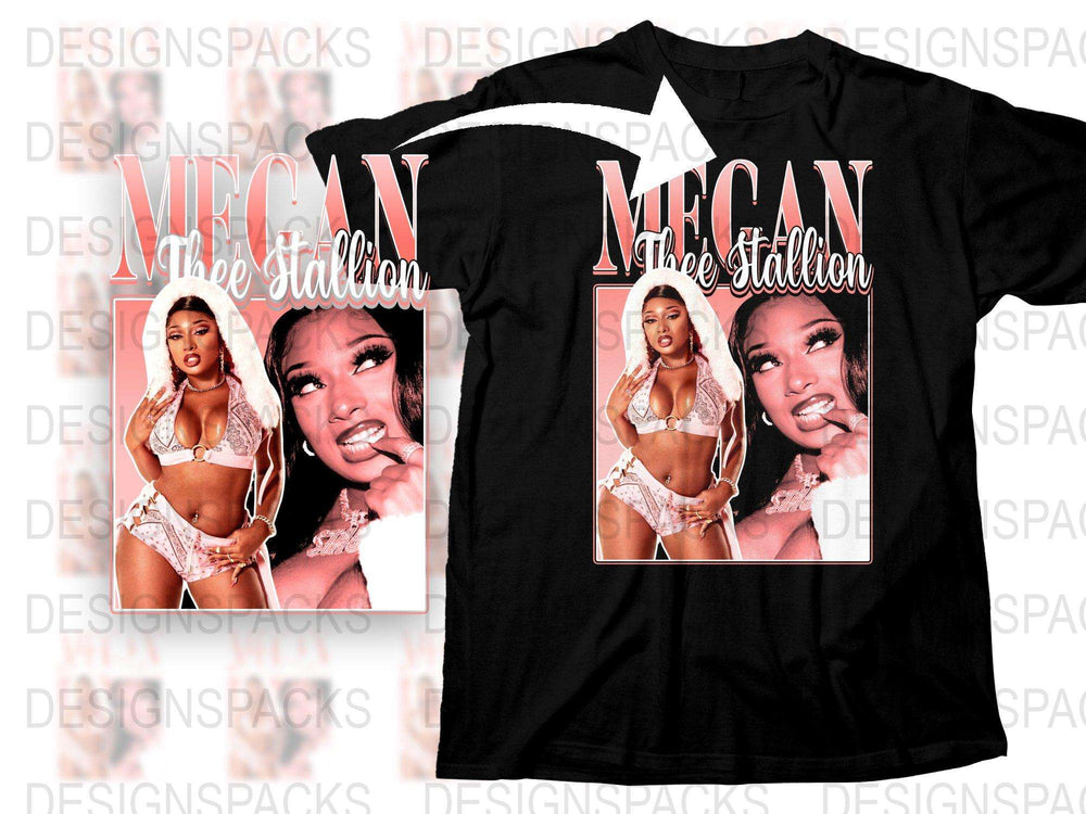 Megan Thee Stallion Graphic T-Shirt, Hip Hop Artist Tee, Music Fan Merch, Casual Streetwear Shirt, Unisex Fashion Top