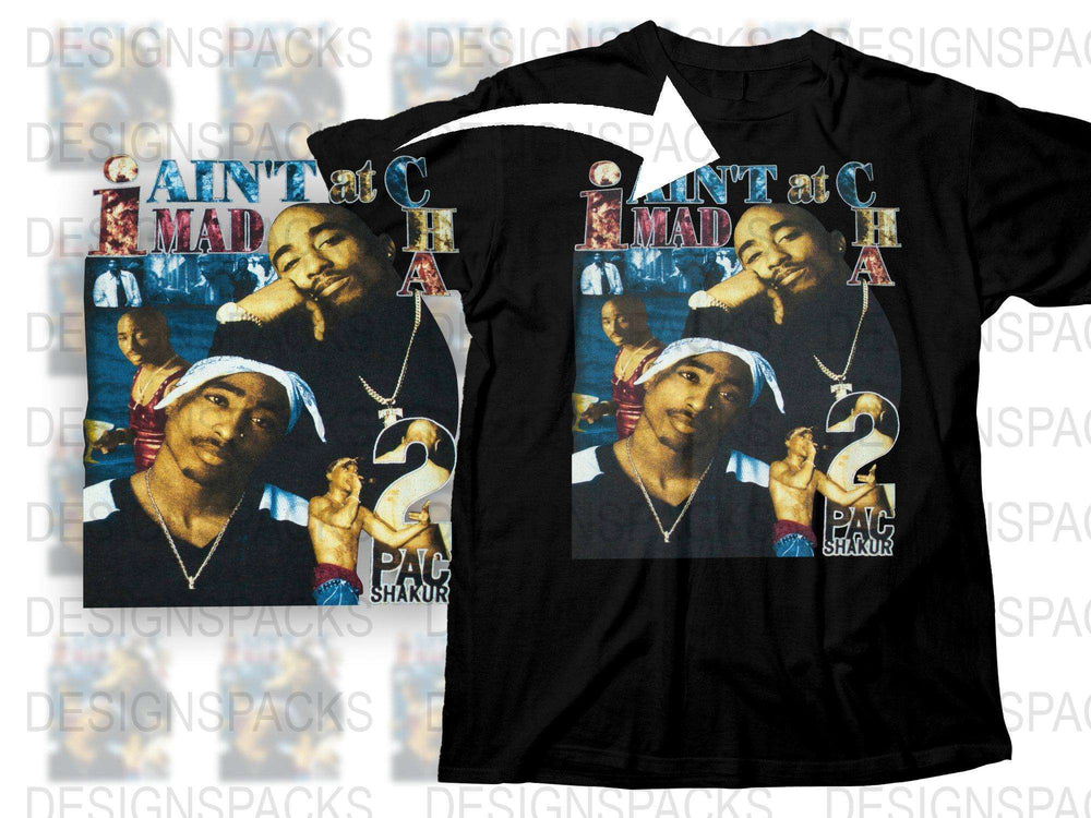 Vintage Tupac Shakur Graphic T-Shirt, 90s Hip Hop Legend Tee, Urban Music Apparel, Collectible Rap Merchandise, Unisex Clothing
