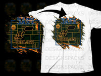 Load image into Gallery viewer, Utah Jazz Retro Basketball Fan Art Shirt
