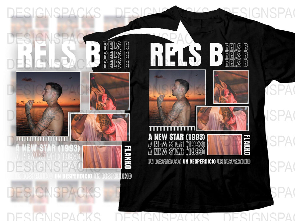 Reis B A New Star 1993 Vintage Film Graphic Black T-Shirt Unisex Cotton Tee