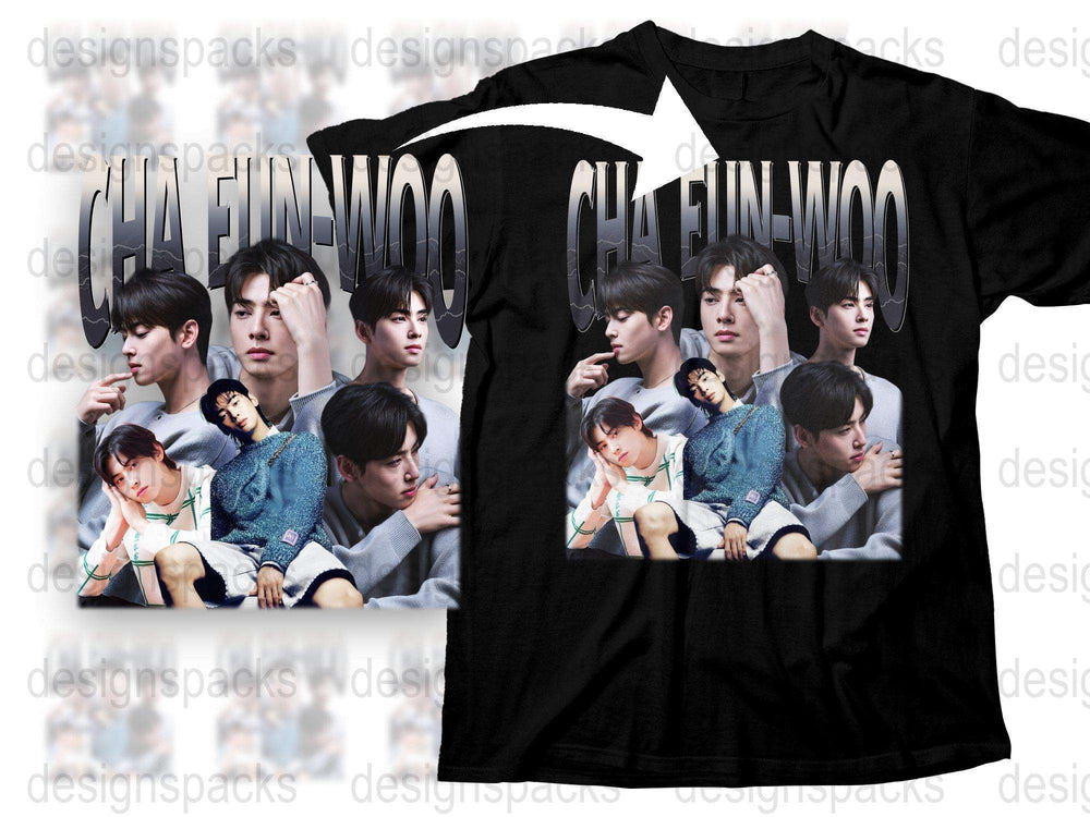 K-Pop Star Collage T-Shirt, Stylish Fan Merchandise, Casual Graphic Tee, Unisex Fashion Shirt